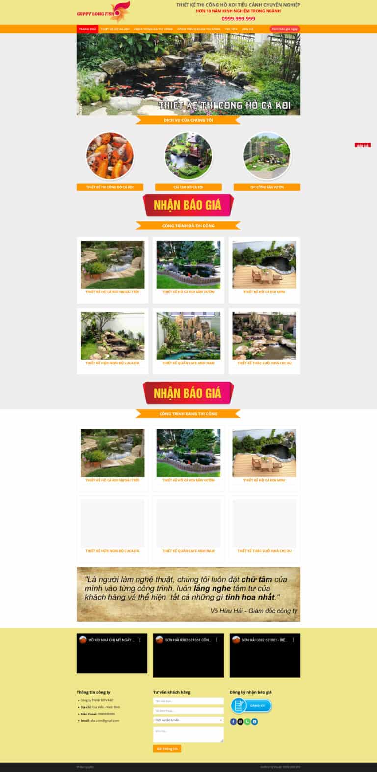 Theme wordpress hồ cá koi - Theme Wordpress Giá Rẻ - Mua Bán Theme WP ...
