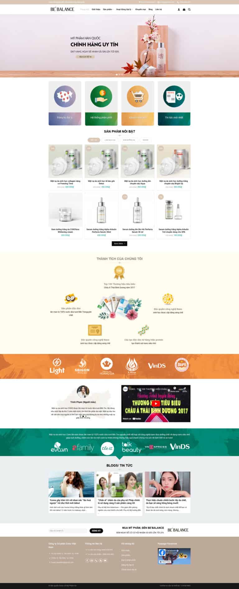 Theme wordpress shop mỹ phẩm đẹp - Theme Wordpress Giá Rẻ - Mua Bán ...