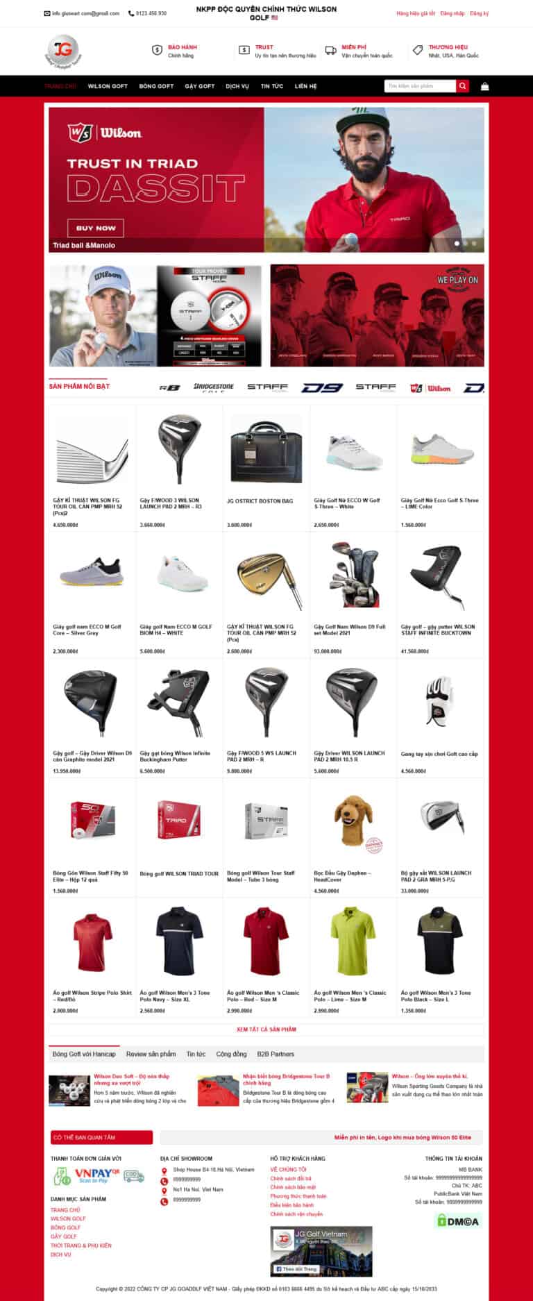 Theme wordpress bán đồ golf - Theme Wordpress Giá Rẻ - Mua Bán Theme WP ...