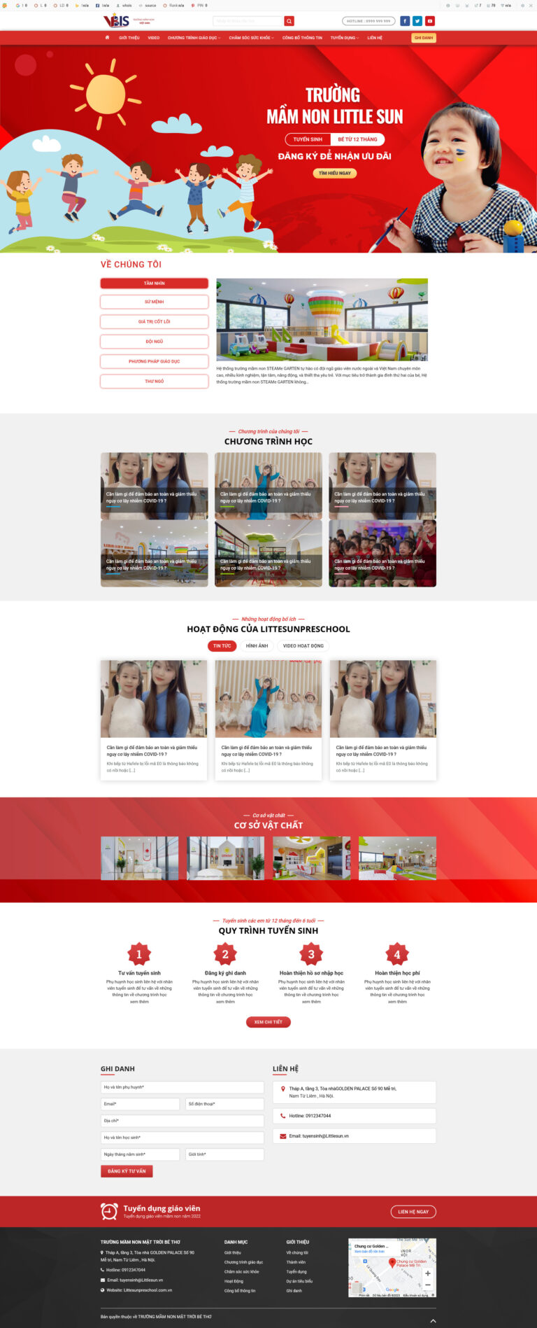 Theme wordpress trường mầm non - Theme Wordpress Giá Rẻ - Mua Bán Theme ...