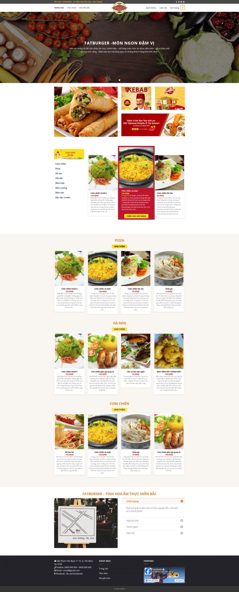 Theme wordpress nhà hàng ẩm thực - Theme Wordpress Giá Rẻ - Mua Bán ...