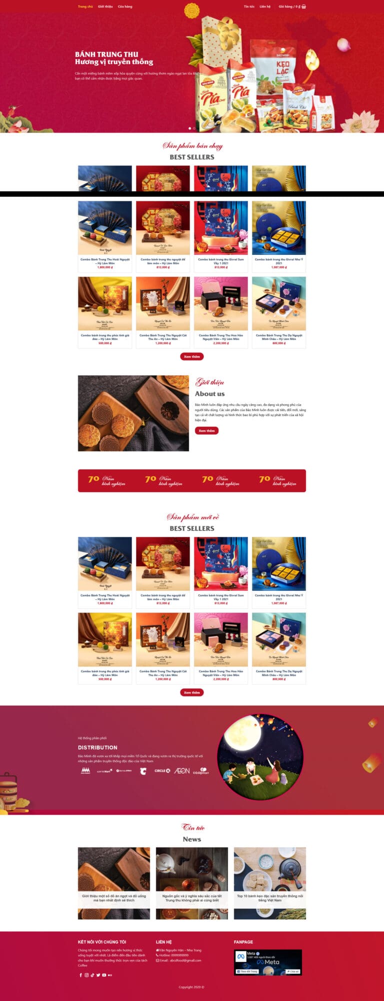 Theme wordpress bán bánh trung thu - Theme Wordpress Giá Rẻ - Mua Bán ...