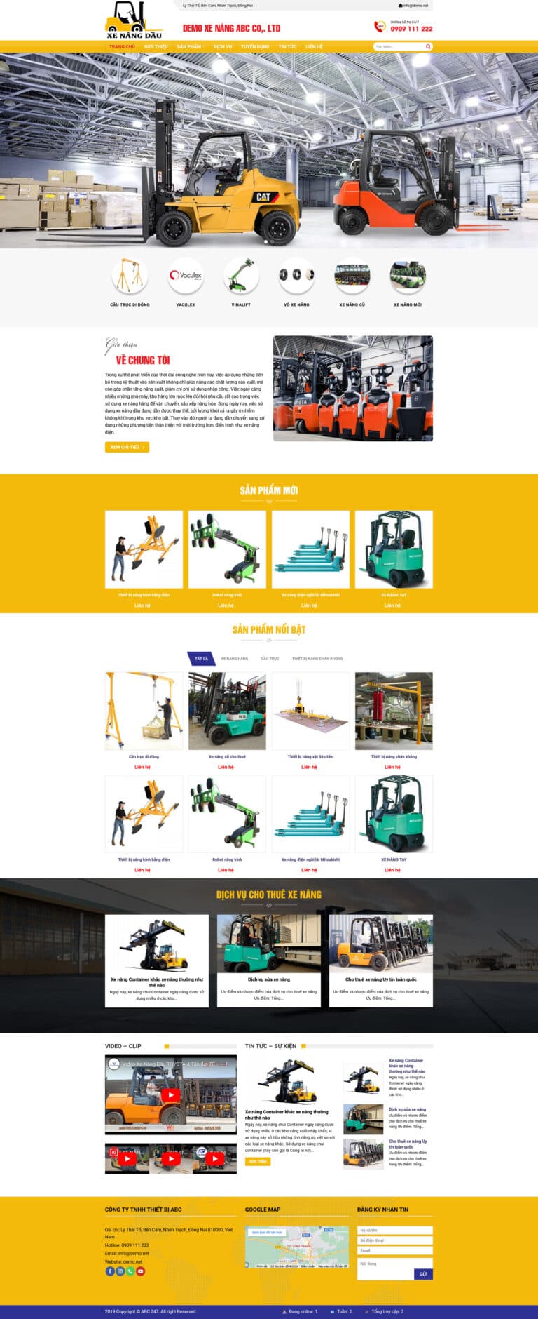 Theme wordpress bán xe nâng 1 - Theme Wordpress Giá Rẻ - Mua Bán Theme ...