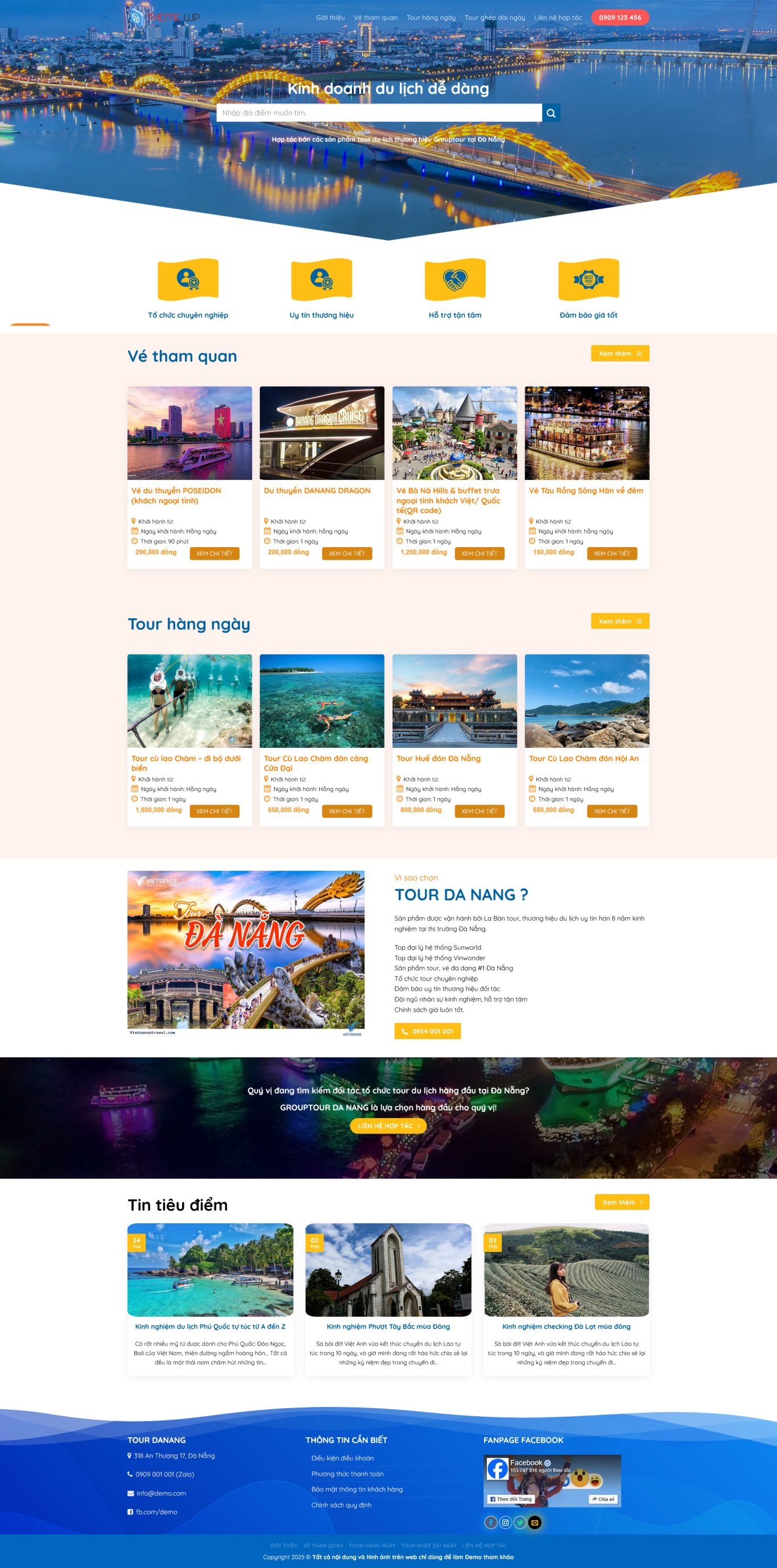 Theme wordpress bán tour du lịch 25