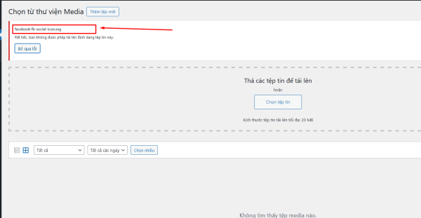 cách cho phép up ảnh svg mà không cần cài plugin