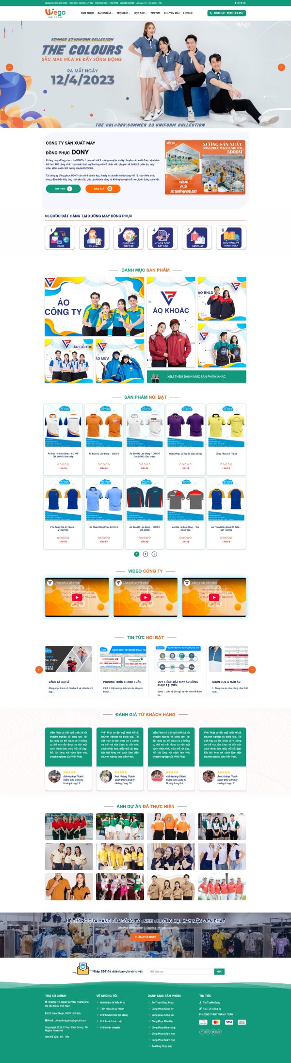 Theme Công Ty May Mặc Đồng Phục 4