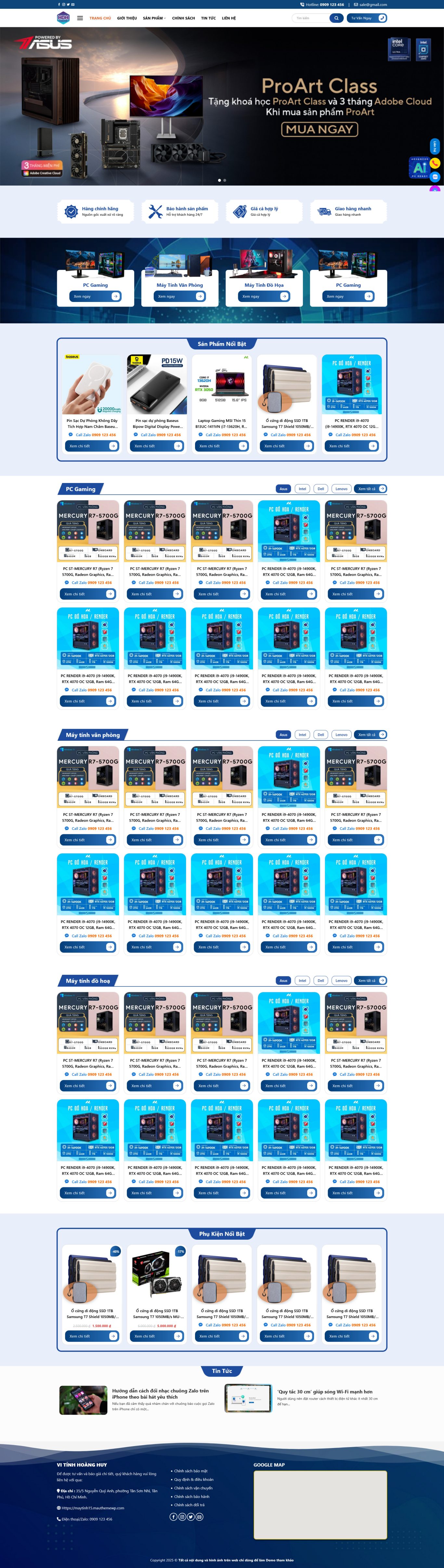 Theme wordpress shop bán máy tính 15