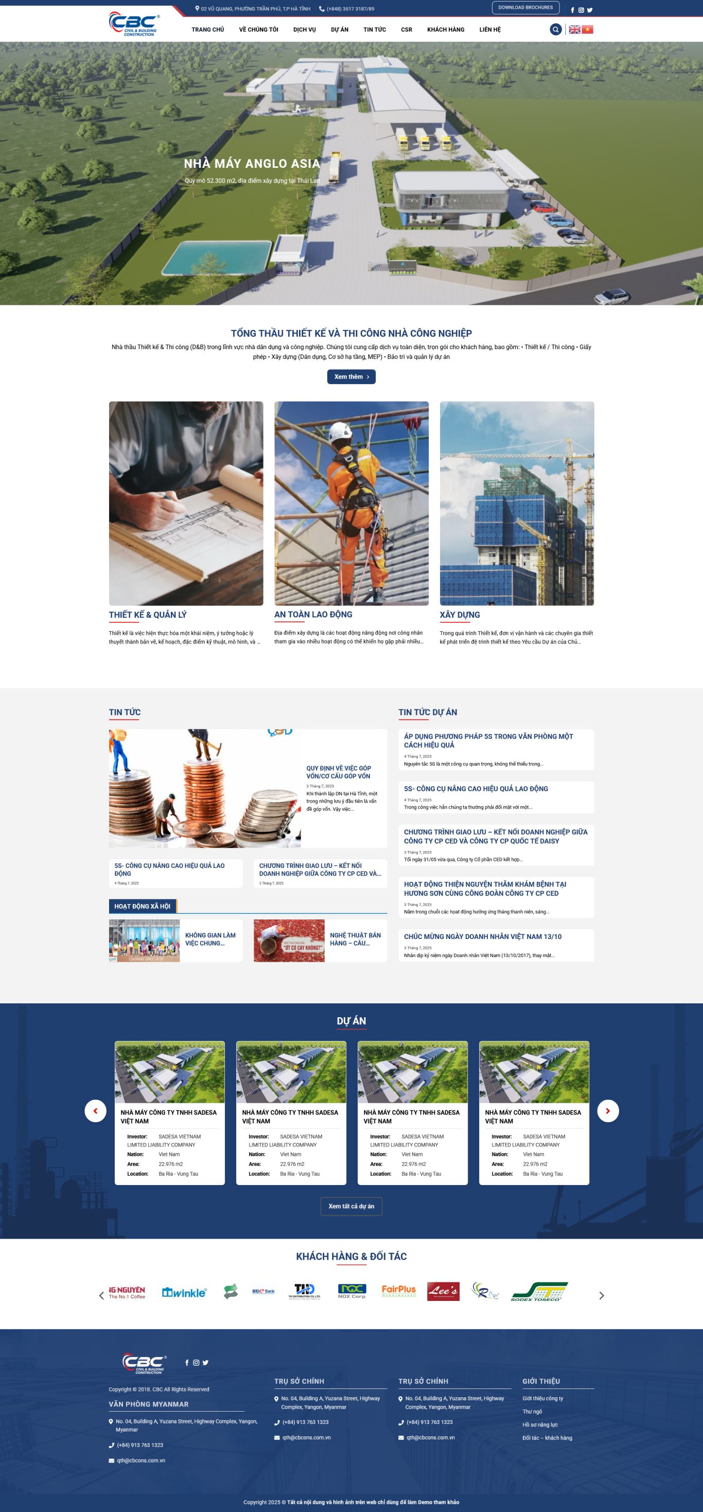 Theme wordpress công ty xây dựng 4