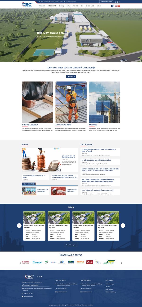 Theme wordpress công ty xây dựng 4